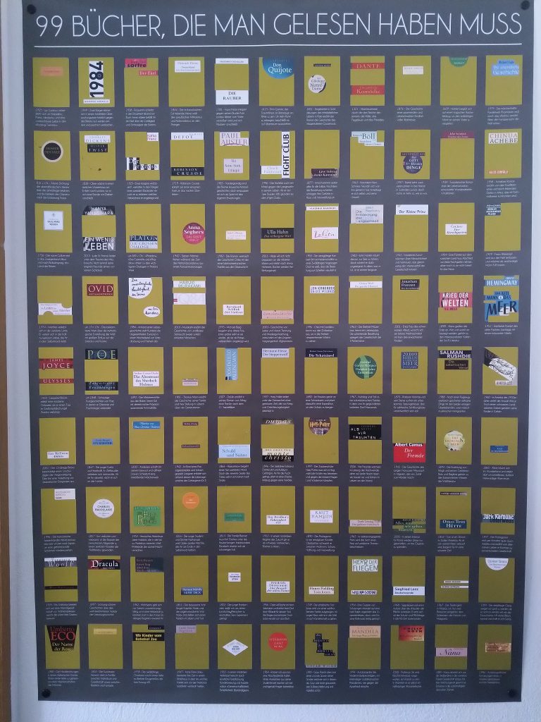 99 Bücher, die man gelesen haben muss Buchhandlung Bräunling
